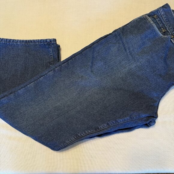 Men's L.L. Bean Fully Lined Work Wear Denim Jeans - 38 x 30 - Actual 36 - 29 - Picture 2 of 6